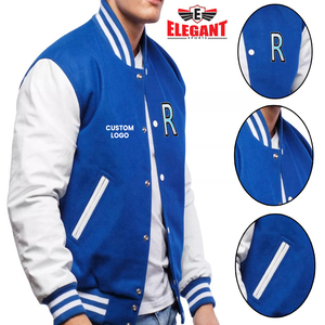 Veste universitaire Letterman personnalisée, nouvelles vestes universitaires pour hommes, veste universitaire à épaules rabattues pour hommes - Product Image 6