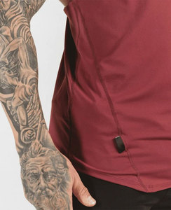 Débardeurs d'été à haute élasticité en polyester personnalisé et respirant Débardeur de fitness en coton respirant pour hommes - Product Image 6