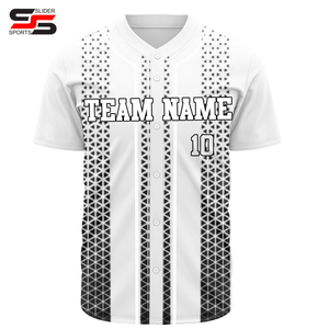 Camiseta de Béisbol Personalizada con Sublimación, Secado Rápido, Antibacteriana, Absorbe la Humedad, Uniforme de Equipo Unisex para Adultos, 100% Poliéster - Product Image 1