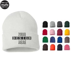 Venta al por mayor 2024 invierno alta calidad gorros de punto gorros de diseño personalizado con servicio OEM hecho en buena calidad - Product Image 6