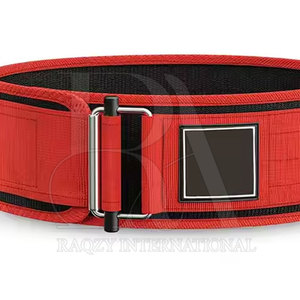 Cinturón de Levantamiento de Pesas de Piel de Vaca Cómodo con Hebilla de Acero, Ajustable para Entrenamiento Físico, Novedad - Product Image 5