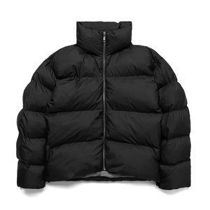 Veste matelassée imperméable à col montant pour hommes manteau d'hiver durable en polyester recyclé 100% de longueur régulière décontractée intelligente - Product Image 4