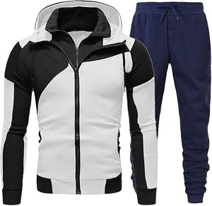 Conjuntos Deportivos de Alta Calidad con Logotipo Personalizado, Chaqueta con Capucha de Forro Polar, Informales, de Poliéster y Algodón para Hombre - Product Image 6