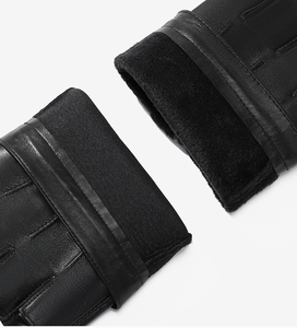 Unisex Genuine Leather Half-<b>Finger</b> Winter <b>Gloves</b> for Bicycle and Motorbike Riding Breathable Eco-Friendly Outdoor Gear - Product Image 4