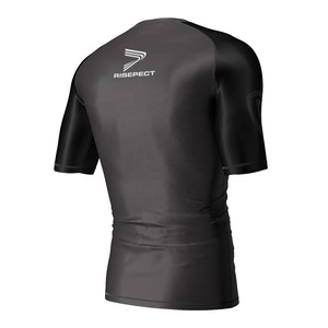 เสื้อรัดกล้ามเนื้อแขนครึ่งแขนเสื้อสำหรับฝึกยิมไม่มีจีบีหรูหรา - Product Image 4