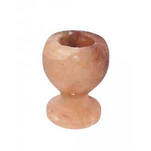 Bougeoir en métal de sel gemme naturel en cristal fait à la main pour la décoration de la maison ou les mariages en gros du Pakistan - Product Image 4