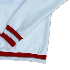 Sweat-shirt décontracté en polyester uni pour femmes grandes tailles, doublé en polaire, col rond, pour les sororités et les collèges - Product Image 6