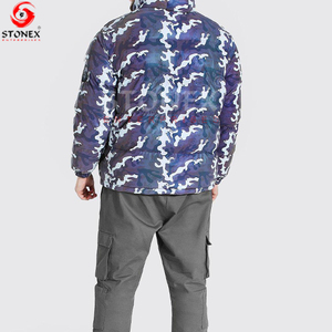 แจ็กเก็ตทรงหลวมสำหรับผู้ชายแฟชั่นสตรีทแวร์สำหรับฤดูหนาวกลางแจ้งโลโก้ตามสั่ง - Product Image 6