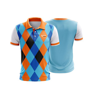 Maillot de cricket imprimé par sublimation avec col et fermeture demi-boutonnée, design haut de gamme, service OEM - Product Image 6