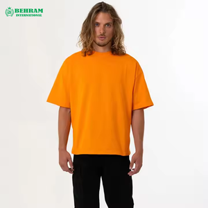 Camiseta de Alta Calidad 100% Algodón Grueso de 220g de Secado Rápido Ecológica de Corte Holgado para Hombre con Servicio OEM - Product Image 5