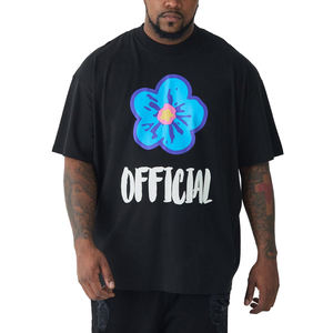 Camiseta de Hombre de Alta Calidad en Poliéster/Algodón, Impresión Personalizada, Impresión Puff, Anti-Pilling, Servicio OEM - Product Image 1