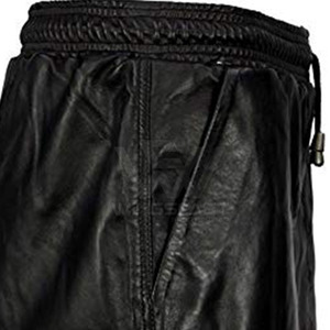 Venta en línea Último diseño Venta al por mayor Pantalones cortos de cuero para hombres de estilo único 2025 Pantalones cortos de cuero para hombres ligeros - Product Image 6