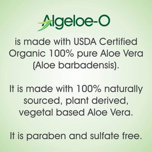 ALGELOE Gel de Aloe Vera orgánico no tóxico transparente para acné, cicatrices, piel brillante y radiante 99% Parabeno natural, sin sulfato-500ml - Product Image 6