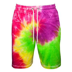 Nouveau personnalisé léger respirant séchage rapide 100% coton fabriqué en usine Tie Dye hommes Shorts pour la vente en ligne - Product Image 6