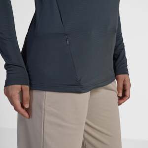 Active Fuse Full Sleeves Yoga Top Dark <b>Grey</b> Tee with Fuse Technology - Product Image 6