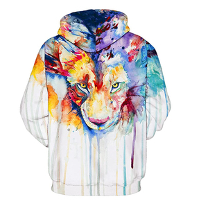 Alta calidad Oversize Pullover Tie Dye Hoodie Venta al por mayor de dibujos animados de algodón para el invierno Hoodie Custom Heavyweight Men's Hoodies - Product Image 5