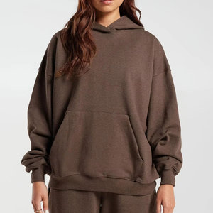 Sudadera con Capucha de Invierno Premium de Alta Calidad 100% Algodón para Mujer, con Bordado Personalizado o Logotipo Impreso, Forro Polar Cálido, Estilo Casual - Product Image 1