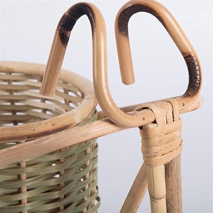 Cradle for Babies With Handles and <b>Wheels</b> Made Material Natural - Product Image 2