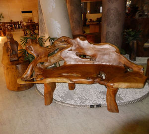 เก้าอี้ไม้สักในสวนแบบชนบทที่สวยงามม้านั่งว่างขูดไม้ผุกร่อนสำหรับลานกลางแจ้งสำหรับวิลล่า - Product Image 5