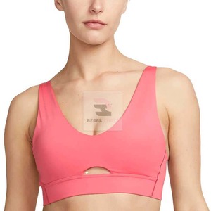 Soutien-gorge de sport respirant et personnalisable, haut de yoga extensible avec couleur et logo - Product Image 4