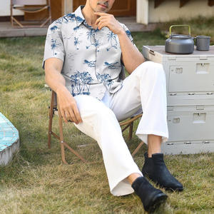 เสื้อพิมพ์ลายแขนสั้นของผู้ชายทรงสลิมฟิตพร้อมป้ายโลโก้ปักตามสั่งและบรรจุภัณฑ์ของขวัญสำหรับงานกิจกรรมต่างๆ - Product Image 4