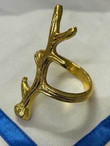 Anneau de serviette en forme de cerf doré, vaisselle de table, décoration de la maison pour les anniversaires et autres occasions - Product Image 6