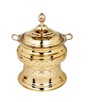 Plat de service de luxe en acier inoxydable, fait main, pour table, chauffe-plats de mariage, compatible congélateur, personnalisable, designs élégants
