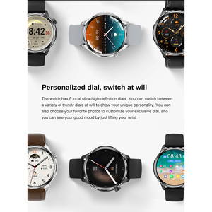 Reloj Inteligente AOSENWELL M13 con Pantalla Táctil Redonda, Resistente al Agua IP67, 256M de Memoria, Almacenamiento de Música, Llamadas por BT, Control Remoto, Calendario I30 - Product Image 6