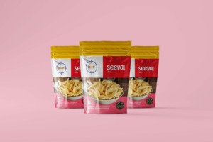 Bolsas de Embalaje para Alimentos con Cierre de Cremallera, Impresión Mate, Laminadas, Bolsas de Pie, Bolsas para Envasado de Papas Fritas al Vacío - Product Image 5