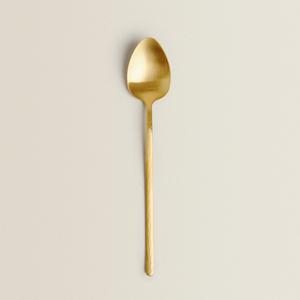 Personalización profesional al por mayor cuchara de latón con diseño personalizado cuchara de postre con pulido de espejo a precio barato - Product Image 6