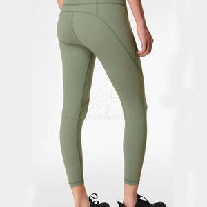 Mallas de entrenamiento para mujer de último diseño mallas de compresión de cintura alta ligeras 2025 personalizadas - Product Image 4