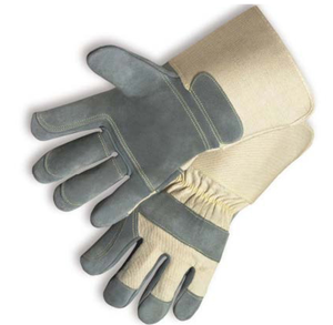Guantes de cuero Rigger Forro de algodón Seguridad en el trabajo industrial Anti-Corte Anti-impacto Antideslizante Suave Flexible - Product Image 4