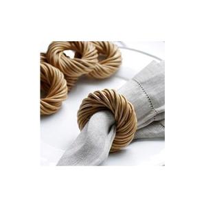 Vintage Rustic <b>Rattan</b> Napkin Ring <b>Crafted</b> For Heirloom Quality And Traditional Family Dinner Gatherings - Product Image 3