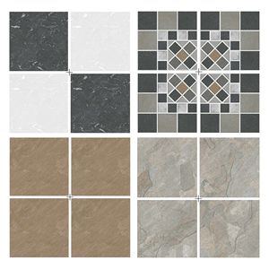 Carreaux de sol extérieurs en céramique modernes 500x500mm, carreaux de parking antidérapants robustes, garantie 5 ans, utilisation pour villas, écoles, centres commerciaux - Product Image 2