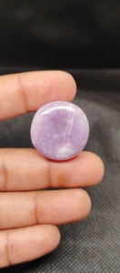 Cabujón de Lapidolita Azul de Alta Calidad, Piedra Preciosa Natural Pulida, Tamaños Variados para la Fabricación de Joyas, Piedras Preciosas Sueltas al por Mayor - Product Image 3