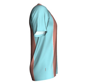 2025 camiseta de fútbol Unisex de moda de alta calidad con cuello en V ropa deportiva de entrenamiento de fútbol Color liso sólido para hombres adultos personalizable - Product Image 4