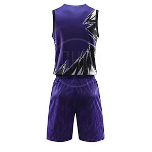 Ensemble d'uniformes de basket-ball personnalisés pour hommes Short grande taille respirant de haute qualité avec impression de logo quantité minimale de commande bas pour adultes - Product Image 3