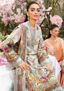 Ssumaira Presnting brodé Maria B pelouse 3 pièces Salwar Kameez Dupatta prix de gros lot robes Anarkali - Product Image 3