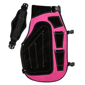 Meilleure vente tablier de forgeron en cuir chape en toile ceinture réglable avec boucle soutien du dos ceinture en mousse double sangles de jambe doublure en maille - Product Image 4