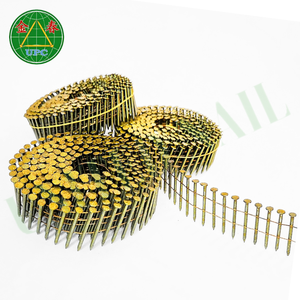 Clous à bobine compétitifs 9000 pièces 1-3/4 "x 0.086" Styles de tige en spirale à anneau lisse Matériau en acier à carreaux Usine directe du Vietnam - Product Image 1