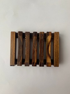 Porte-savon en bois avec drainage pour salle de bain et cuisine - Product Image 3