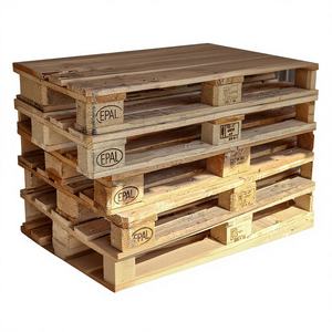 Nouvelles palettes industrielles Euro, entrée 4 directions, bois de pin, palettes en bois de haute qualité - Product Image 1