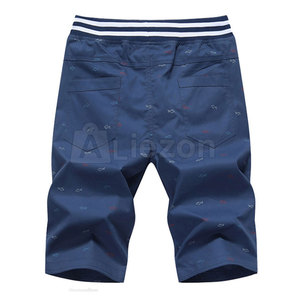 Pantalones cortos holgados con cintura elástica al por mayor para hombre, pantalones cortos personalizados de talla grande para hombre para uso informal - Product Image 2