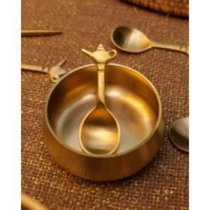 Beautifully Crafted Antique Brass Serving Bowl <b>for</b> <b>Decorative</b> Accents and Serving Needs in Luxury <b>Kitchen</b> Decor - Product Image 6