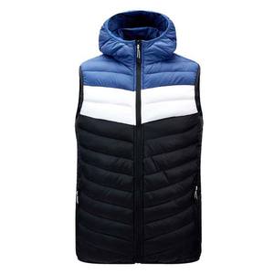 Chaqueta Acolchada Sin Mangas para Hombre, Nueva Llegada OEM, Tejido de Poliéster de Alta Calidad, Chaqueta Acolchada con Cierre para Hombre, Estilo Invernal Cálido - Product Image 1