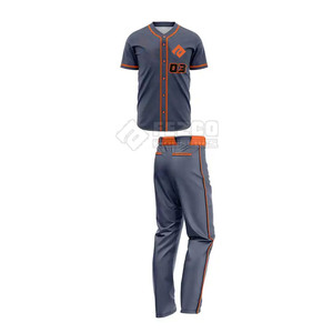 Conjunto de uniforme de béisbol de secado rápido de alta calidad Nuevo diseño Transpirable Tallas grandes Características al por mayor para la venta - Product Image 1