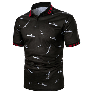 Polo de negocios de verano para hombre, camiseta bordada personalizada, tela de lona sólida, venta al por mayor, Polo promocional para hombre - Product Image 1