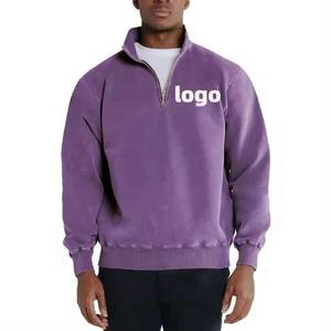 Sudaderas de secado rápido y transpirables de alta calidad para hombre, diseño de impresión personalizable sin capucha lavadas para invierno - Product Image 1