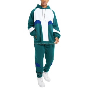 Survêtement baggy 2 pièces personnalisé et vierge de haute qualité, hiver pas cher prix surdimensionné ensemble de survêtement pour hommes Streewear Fashion - Product Image 2