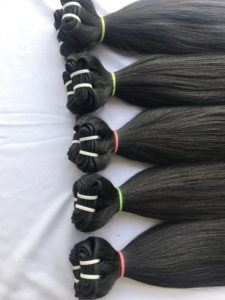 เครื่องต่อผมมนุษย์แบบตรง20 "สีธรรมชาติที่ยังไม่ผ่านกระบวนการสำหรับ100% ผมมนุษย์แบบไม่ผ่านกระบวนการกระบวนการ - Product Image 4